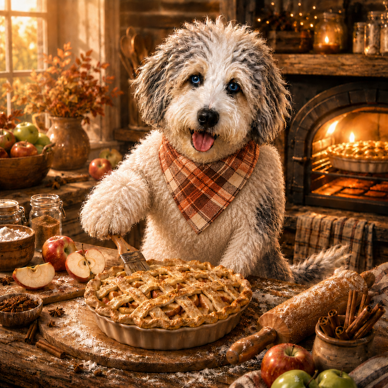 Maxwell with Hot Apple Pie
